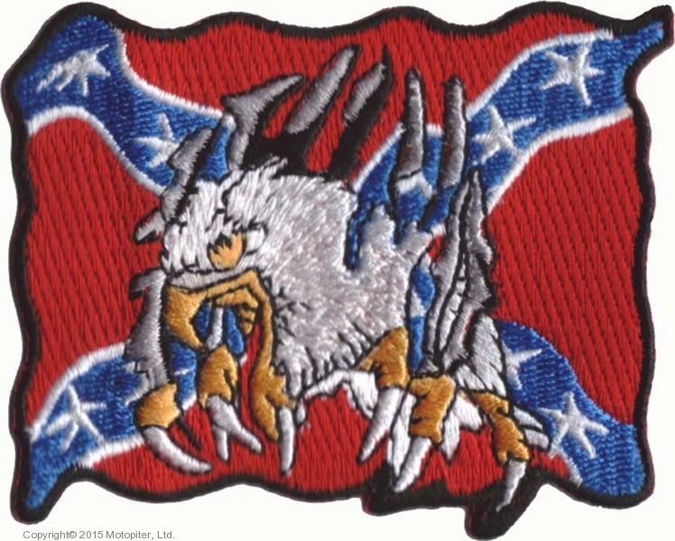 Нашивка Eagle & confederate flag