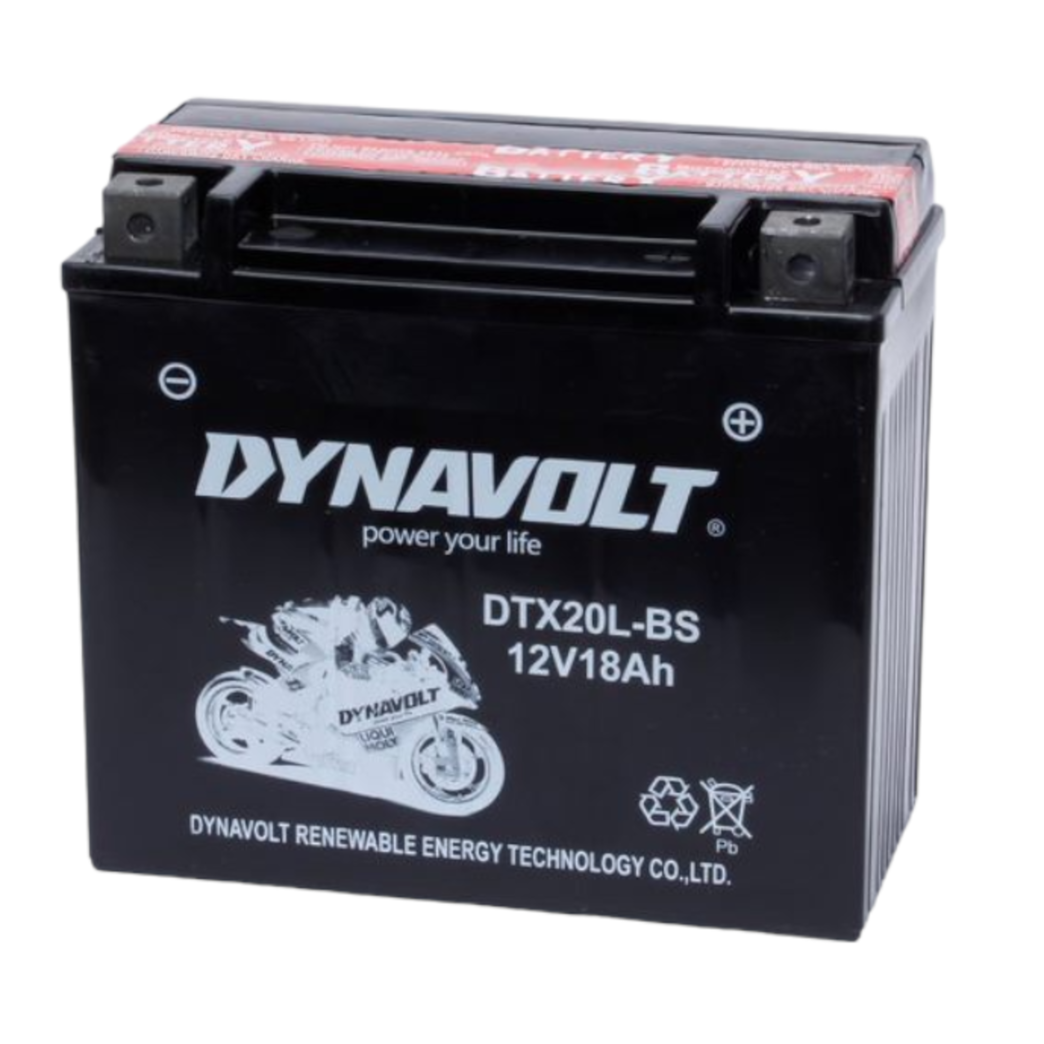 Аккумулятор Dynavolt DTX20L-BS, 12V, AGM