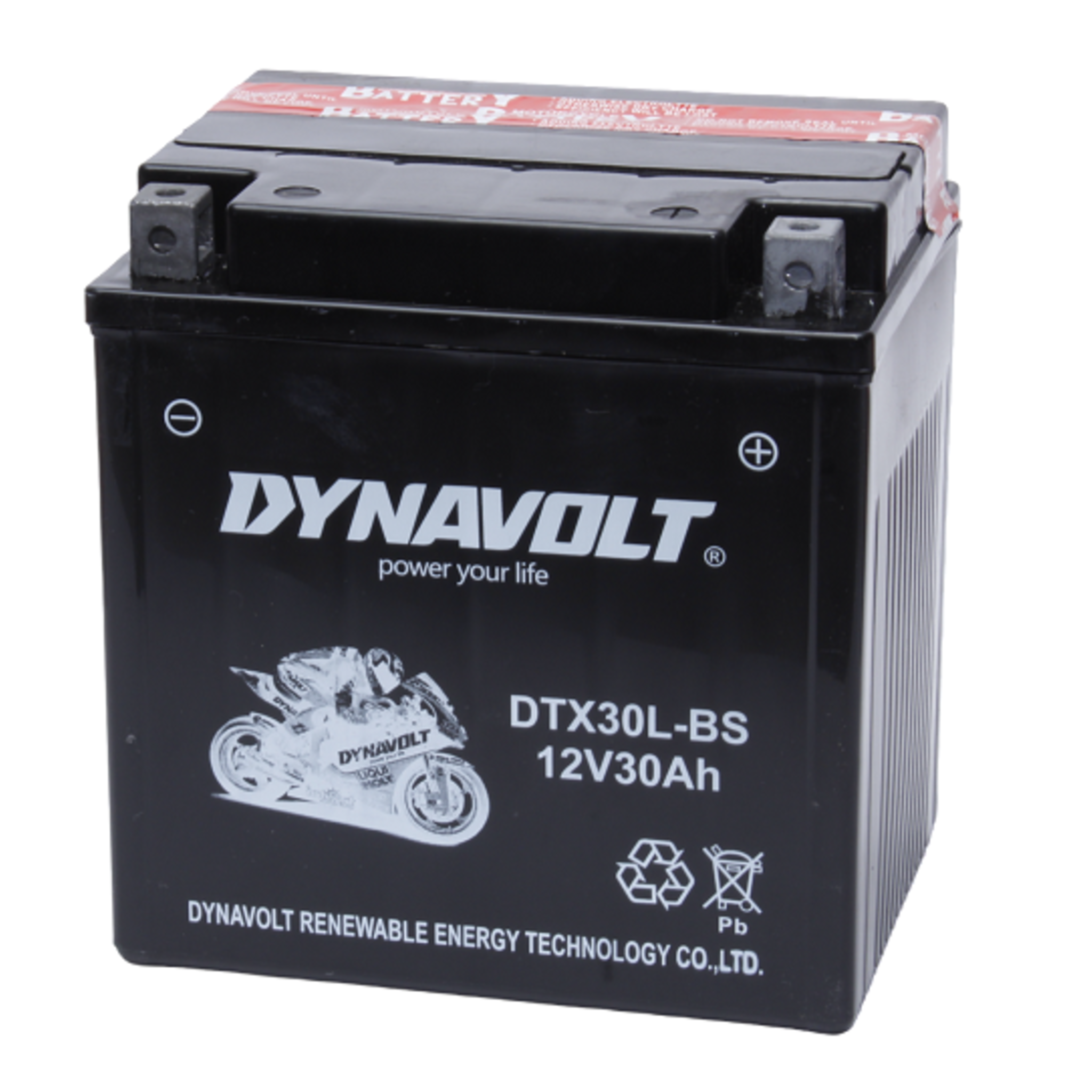 Аккумулятор Dynavolt DTX30L-BS, 12V, AGM