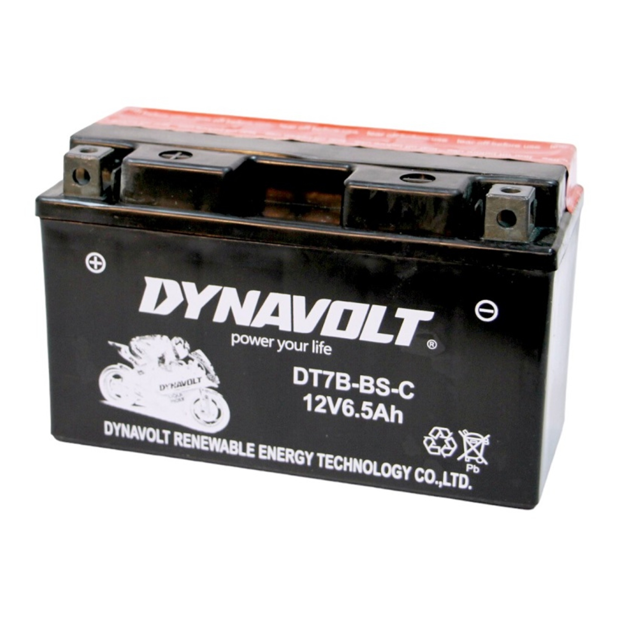 Аккумулятор Dynavolt DT7B-BS-C, 12V, AGM