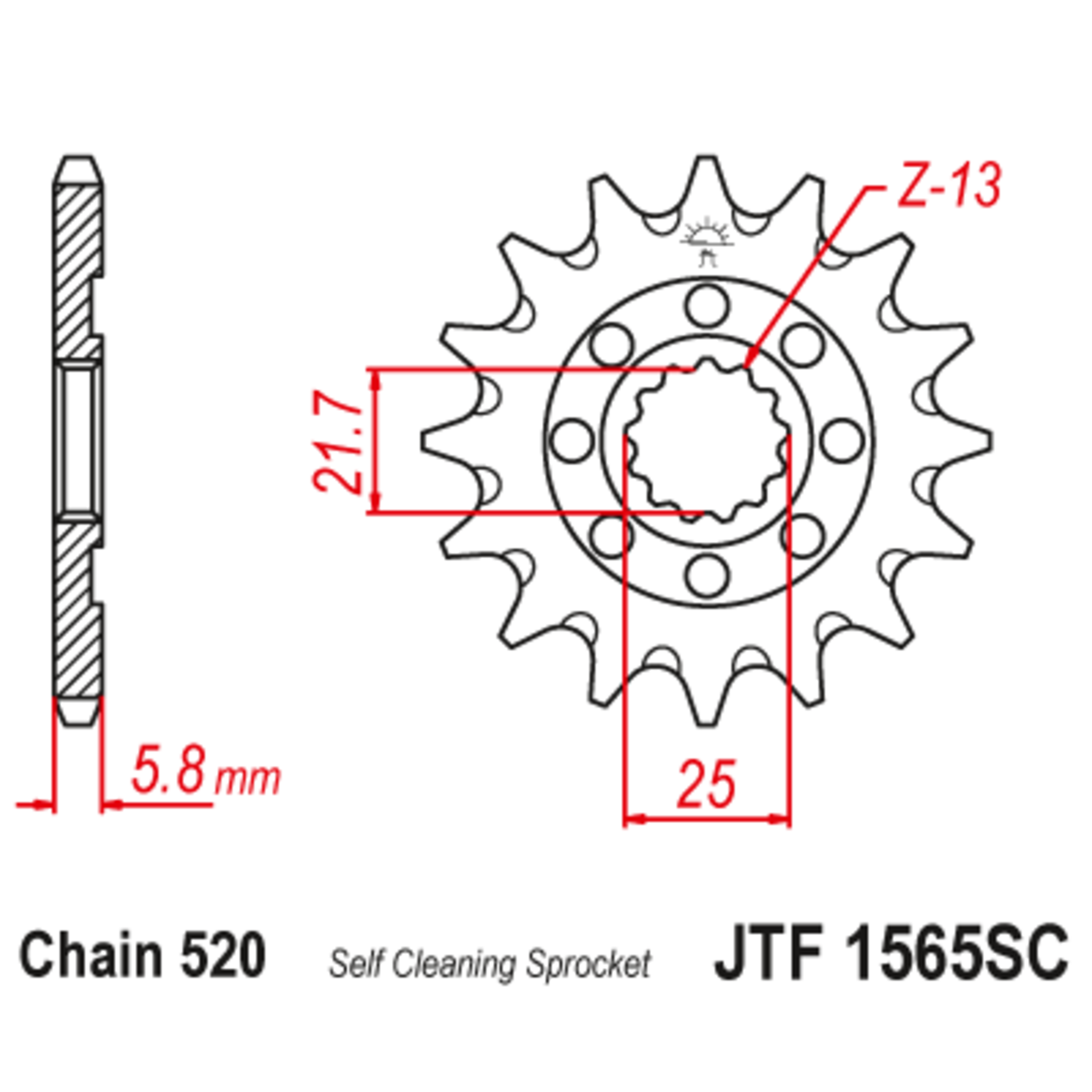 Звезда ведущая , JT 1565.14SC