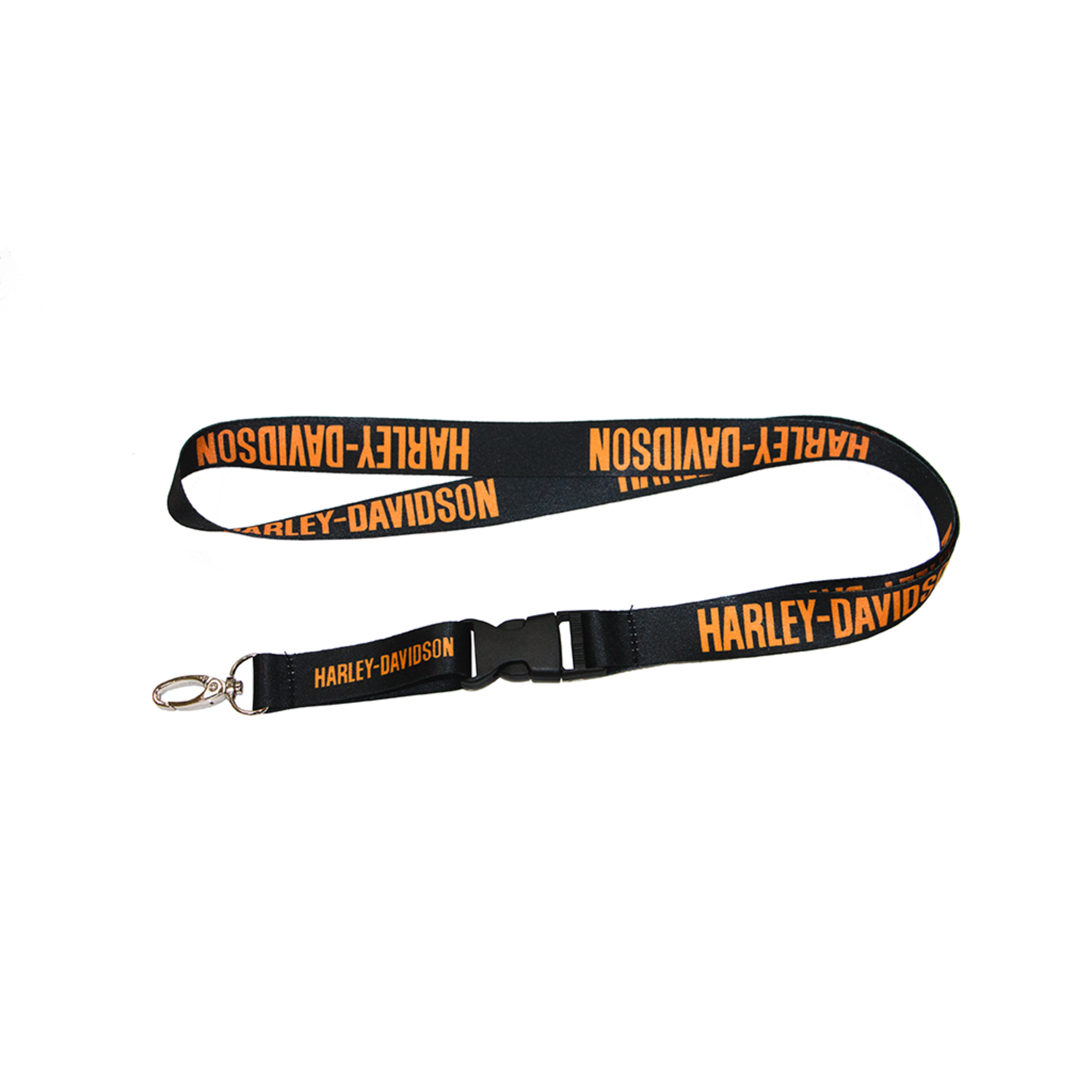 Шнурок для ключей Harley-Davidson чёрно-оранжевый, МТР (LY15)