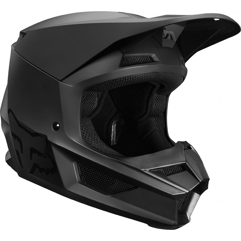 Fox Racing V1 Matte 2019 Black шлем кроссовый