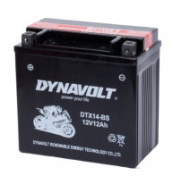 DTX14-BS, Аккумулятор Dynavolt DTX14-BS, 12V, AGM