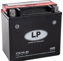 YTX14L-BS, Аккумулятор Landport YTX14L-BS, 12V, AGM
