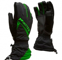 M01313 (черный/оранжевый, XS), Зимние перчатки MOTEQ СНЕЖОК, размер XS, цвет черный