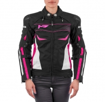 M01532 (черный/розовый, XXS), Куртка текстильная  MOTEQ BONNIE, женский, размер XXS, цвет черный