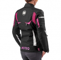 M01532 (черный/розовый, XXS), Куртка текстильная  MOTEQ BONNIE, женский, размер XXS, цвет черный