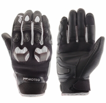 M02301 (черный/синий, M), Перчатки мотоциклетные MOTEQ Stinger, мужской(ие), размер M, цвет черный
