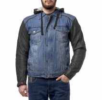 M08503 (Синий/черный, S), Куртка текстильная  MOTEQ Groot, мужской(ие)