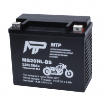 MG20HL-BS, Аккумулятор MTP MG20HL-BS, 12V, SLA