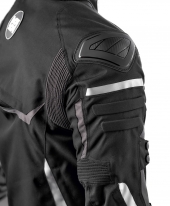 M01533 (черный/белый, S), Куртка текстильная  MOTEQ CLYDE, мужской(ие), размер S, цвет черный