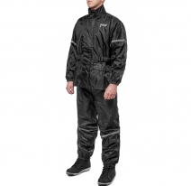 M01902 (Черный, XXS), Дождевик MOTEQ WET DOG, раздельный (куртка + штаны), размер XXS, цвет черный