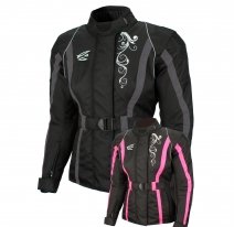 A01517 (черный/розовый, XXS), Куртка текстильная  AGVSPORT Mistic, женский, размер XXS, цвет черный/розовый