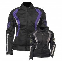 M01502 (черный/фиолетовый, XXS), Куртка текстильная  MOTEQ ROXY, женский, размер XXS, цвет черный