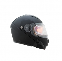 88-E307 (черный, XXXL), Шлем снегоходный ZOX Brigade, стекло с электроподогревом, мат., размер 3XL, цвет черный