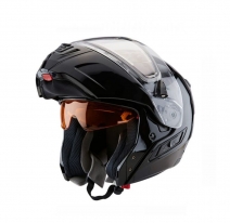 88-E3084 (черный, M), Шлем снегоходный ZOX Condor, стекло с электроподогревом, глянец, размер M, цвет черный