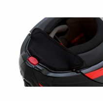 88-E3545 (красный/черный, M), Шлем снегоходный ZOX Condor Parkway, стекло с электроподогревом, глянец, размер M, цвет красный/черный