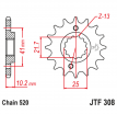 308.14RB, Звезда ведущая , с демпфером, JT 308.14RB