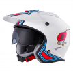 0635-0 (белый/красный, S), Шлем открытый O'NEAL Volt MN1 V24, глянец, размер S, цвет белый/красный