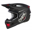 0625-19 (черный/красный, S), Шлем кроссовый O'NEAL 3Series Hexx V.24, размер S, цвет черный/красный