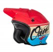 0806-70 (Красный/синий, S), Шлем открытый O'NEAL SLAT VX1, мат., размер S, цвет красный